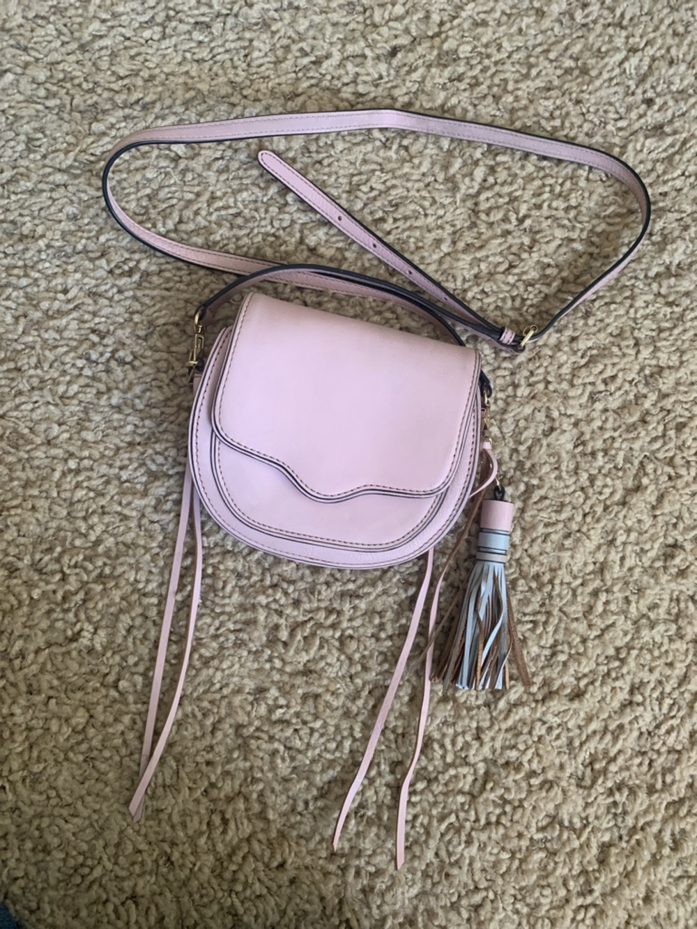 Rebecca Minkoff Mini Sydney saddle bag purse Crossbody